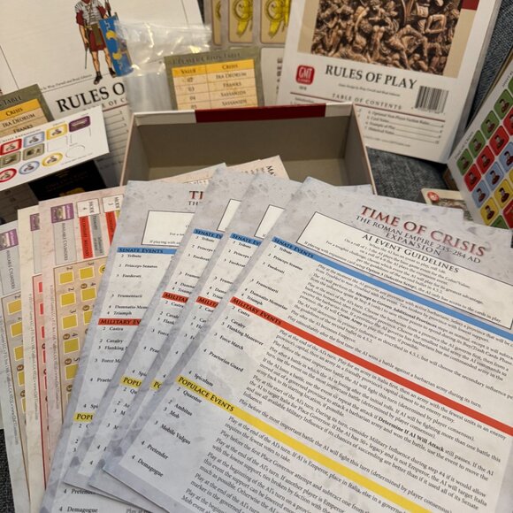 Time of Crisis: The Roman Empire in Turmoil, 235-284 AD (open, unpunched) GMT - Picture 10 of 16